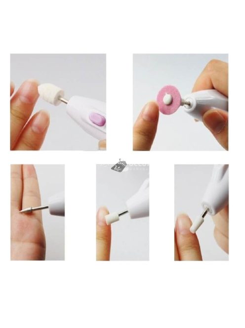 Műköröm csiszoló gép, manikűr és pedikűr készlet professzionális körömápoláshoz