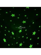 Gyerekszoba Dekoráció, Foszforeszkáló Világító Csillagok, 100 Darabos Készlet