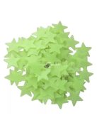 Gyerekszoba Dekoráció, Foszforeszkáló Világító Csillagok, 100 Darabos Készlet