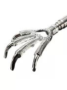 Teleszkópos, rozsdamentes acél hátvakaró ergonomikus kialakítással