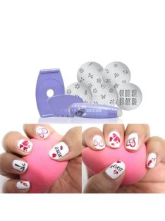   Körömnyomda, professzionális körömdíszítő szett kreatív mintákhoz