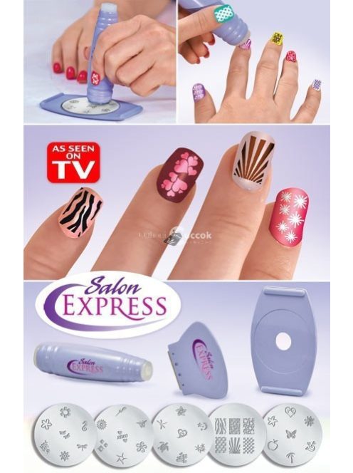 Körömnyomda, professzionális körömdíszítő szett kreatív mintákhoz
