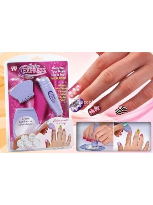 Körömnyomda, professzionális körömdíszítő szett kreatív mintákhoz