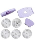 Körömnyomda, professzionális körömdíszítő szett kreatív mintákhoz