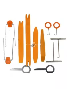   Autórádió kiszedő készlet - Professzionális eszközkészlet autóhifi eltávolításhoz és beszereléshez