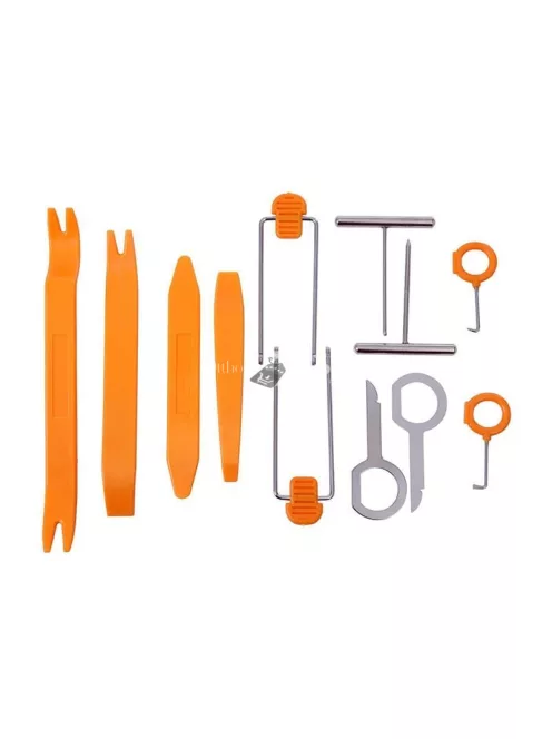 Autórádió kiszedő készlet - Professzionális eszközkészlet autóhifi eltávolításhoz és beszereléshez