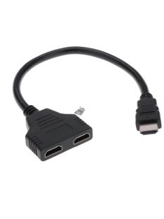   DUAL HDMI kábel HDMI elosztó - Ugyanaz a kép több kijelzőn