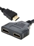 DUAL HDMI kábel HDMI elosztó - Ugyanaz a kép több kijelzőn