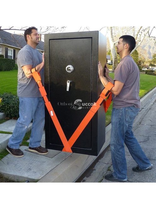 Bútorszállító heveder, költöztető pánt 2 db - nehéz bútorok és dobozok biztonságos mozgatásához