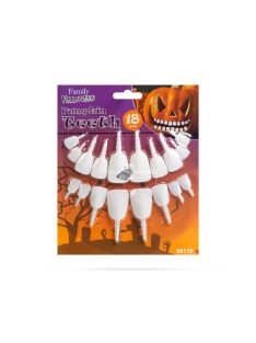   Halloween-i töklámpás dekorációs fogkészlet - 18 fog / csomag