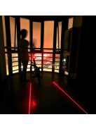 Kerékpár és bicikli lézeres hátsó lámpa biztonságos éjszakai közlekedéshez