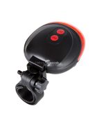 Kerékpár és bicikli lézeres hátsó lámpa biztonságos éjszakai közlekedéshez