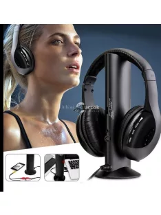   Vezeték nélküli fülhallgató és mikrofonos fejhallgató zenehallgatáshoz és telefonáláshoz
