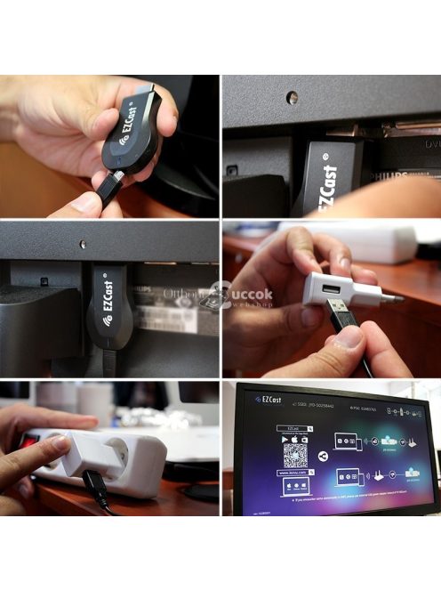 TV okosító adapter, TV okosító stick - HDMI csatlakozással, streaming támogatással