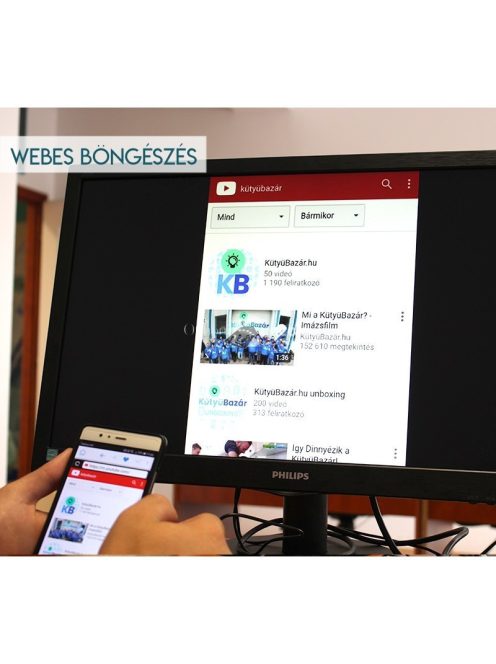 TV okosító adapter, TV okosító stick - HDMI csatlakozással, streaming támogatással