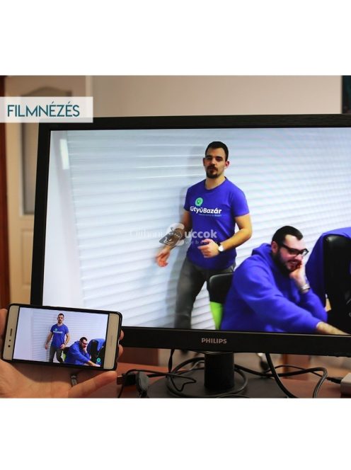 TV okosító adapter, TV okosító stick - HDMI csatlakozással, streaming támogatással