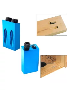   Faipari ferde fúrószögű lyuk készítő készlet precíz faipari csatlakozásokhoz