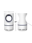 Elektromos Szúnyogcsapda LED-es Éjjeli Fénnyel, Hatékony Rovarirtó Beltéri Használatra