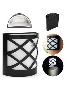   Napelemes vízálló LED fali kerti lámpa kültéri világításhoz