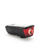 Napelemes, multifunkciós kerékpár világítás biztonságos közlekedéshez