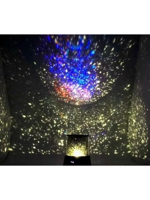 Gyerek Éjjeli Hangulatlámpa Csillagos Égbolt Kivetítővel