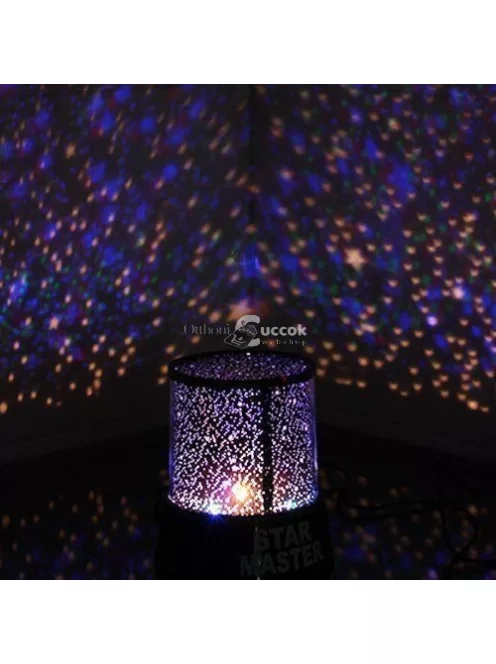 Gyerek Éjjeli Hangulatlámpa Csillagos Égbolt Kivetítővel