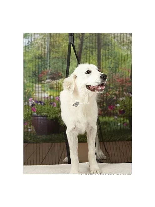 Magic Mesh mágneses ajtószúnyogháló 100 x 210 cm Fekete kültéri használatra
