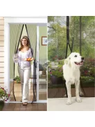 Magic Mesh mágneses ajtószúnyogháló 100 x 210 cm Fekete kültéri használatra