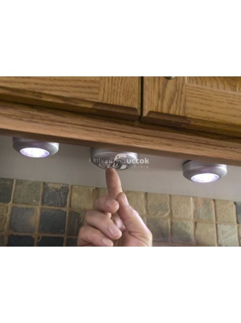 Nyomógombos mini LED lámpa 2db - Kompakt és hordozható világítási megoldás