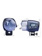 Automata haletető akváriumokhoz és kerti tavakhoz – időzített adagolással