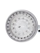 LED-es hőmérsékletre színváltós zuhanyfej fürdőszobai használatra