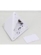 Színváltós piramis alakú digitális ébresztőóra asztali használatra