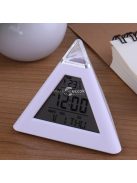 Színváltós piramis alakú digitális ébresztőóra asztali használatra