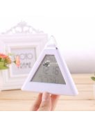 Színváltós piramis alakú digitális ébresztőóra asztali használatra