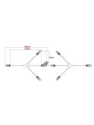 3 ágú Mc4 napelem csatlakozó elosztó adapter rendszerhez