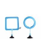 Akváriumi Haletető Gyűrű Kék Színben - Könnyű Etetéshez és Tiszta Vízhez