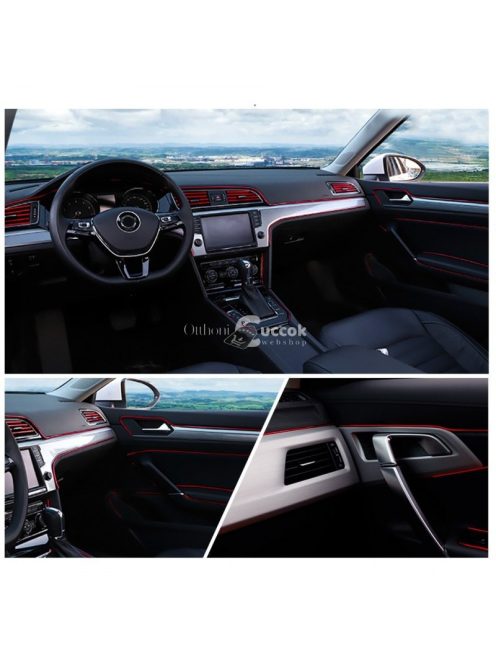 Autós dekorcsík - 5 méter, rugalmas díszítő szalag külső és belső felületekhez