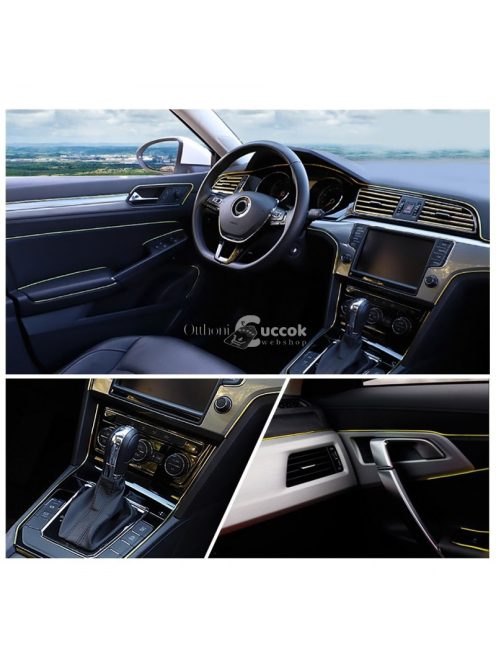 Autós dekorcsík - 5 méter, rugalmas díszítő szalag külső és belső felületekhez