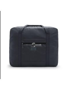   Összehajtható utazótáska - Fekete, praktikus és könnyen tárolható utazási kiegészítő