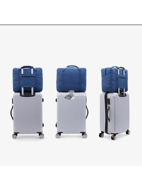 Összehajtható utazótáska - Fekete, praktikus és könnyen tárolható utazási kiegészítő