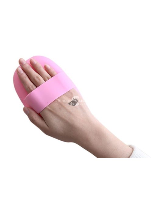 Lila szilikon sminkecset tisztító pad hatékony tisztításhoz