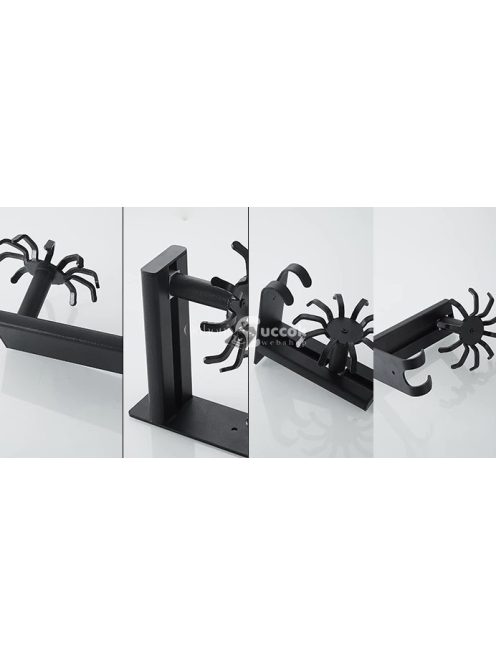 Falra szerelhető kampós konyhai rendszerező tároló rendszer