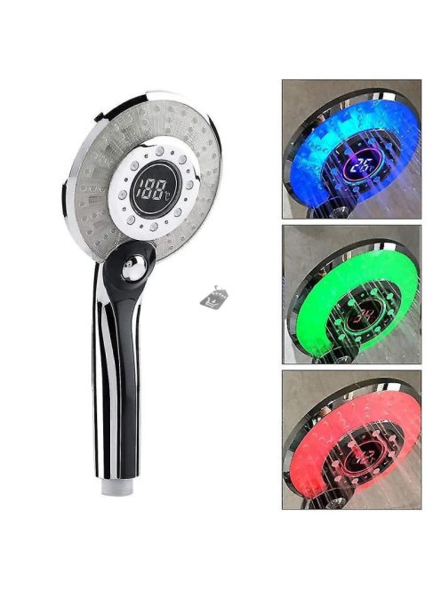 LED Zuhanyfej - Színváltós Fürdőszobai Kiegészítő