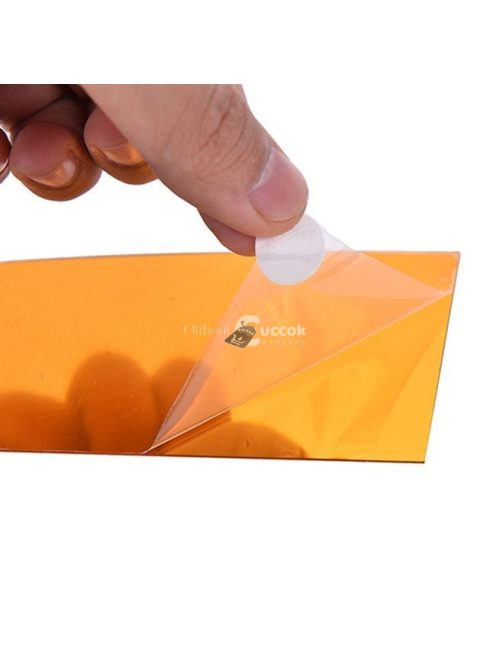 Toll alakú dekoratív tükör matrica falra vagy bútorra