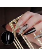 Átlátszó stiletto műköröm tip készlet professzionális körömépítéshez