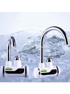   LED kijelzős átfolyós vízmelegítő fali csatlakozóval, gyors és energiatakarékos vízmelegítéshez