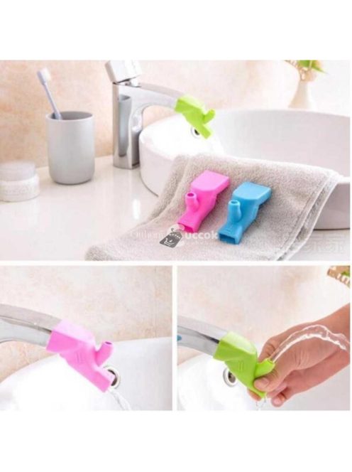 Szilikon adapter, hosszabbító csaphoz Kék - Univerzális csatlakozó fürdőszobai és kerti használatra