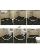 Víz visszatartó szalag 80 cm - fürdőszobai és konyhai használatra, vízszivárgás elleni védelemhez