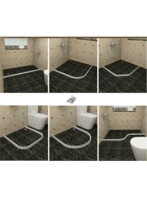 Víz visszatartó szalag 80 cm - fürdőszobai és konyhai használatra, vízszivárgás elleni védelemhez