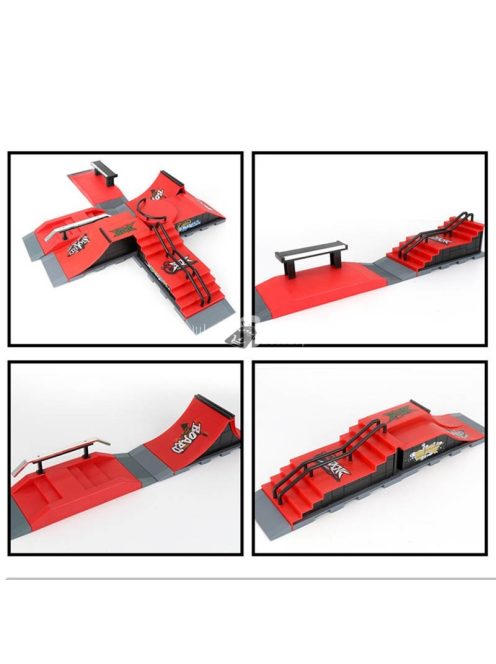 Ujj gördeszkapark rámpa - Mini Skatepark Ujjgördeszkához